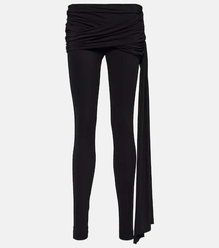 Low-rise jersey leggings - Magda Butrym - Modalova