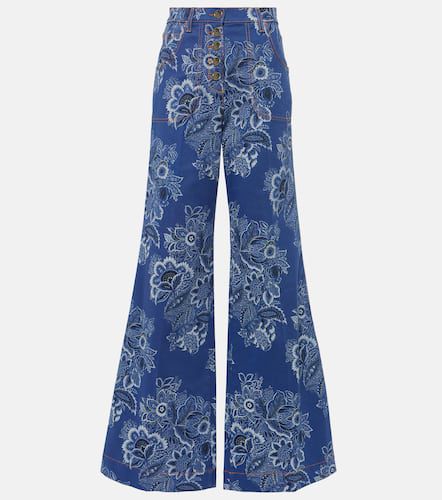 Etro Floral high-rise flared jeans - Etro - Modalova