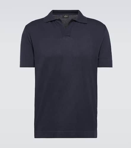 Brioni Cotton and silk polo shirt - Brioni - Modalova