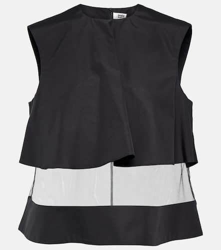 Top in cotone con mesh - Noir Kei Ninomiya - Modalova