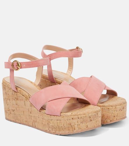 Gianvito Rossi Suede wedge sandals - Gianvito Rossi - Modalova