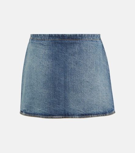 Alaia Denim miniskirt - Alaia - Modalova