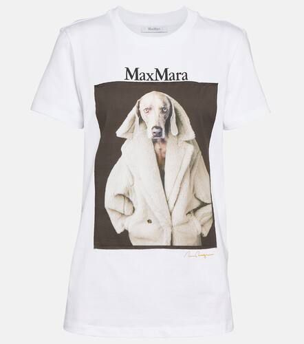 Bedrucktes T-Shirt aus Baumwolle - Max Mara - Modalova