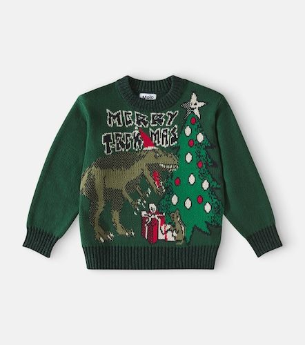 Pullover Bello in misto cotone a intarsio - Molo - Modalova