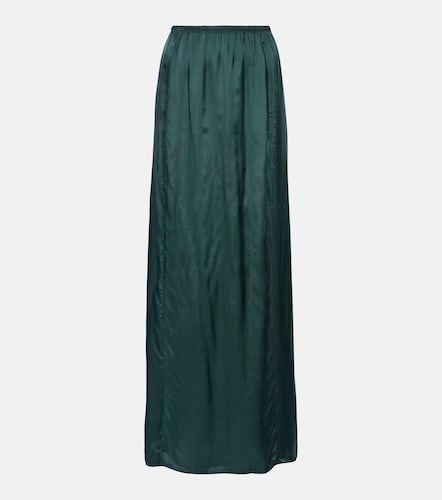 Gonna lunga in satin - MM6 Maison Margiela - Modalova