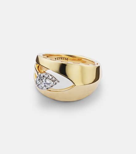 Ring aus 18kt Gelbgold mit Diamanten - Yeprem - Modalova