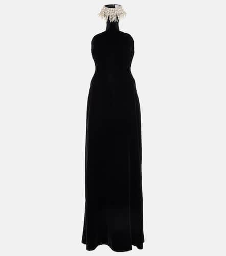 Verzierte Robe aus Samt - Alexander McQueen - Modalova