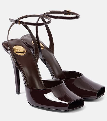 La Scandale 110 patent leather peep-toe pumps - Saint Laurent - Modalova