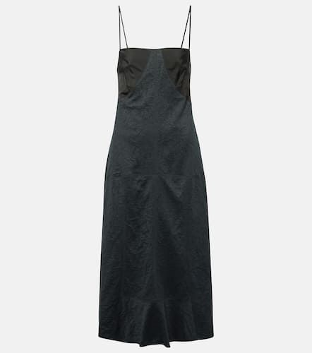 Lace-trimmed cotton-blend midi dress - Jil Sander - Modalova