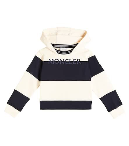 Sudadera con capucha de jersey con logo - Moncler Enfant - Modalova