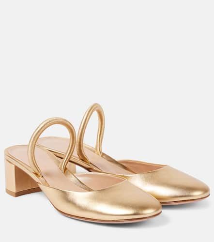 Tivoli 45 metallic leather mules - Gianvito Rossi - Modalova