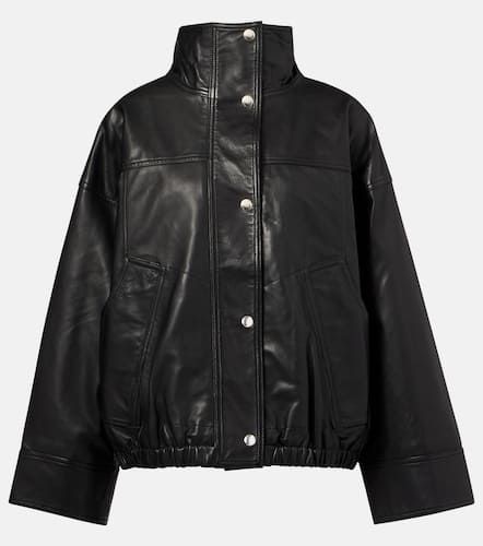 Rhe Leather bomber jacket - Rohe - Modalova
