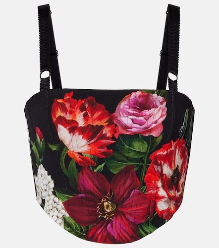 Dolce&Gabbana Floral bustier top - Dolce&Gabbana - Modalova