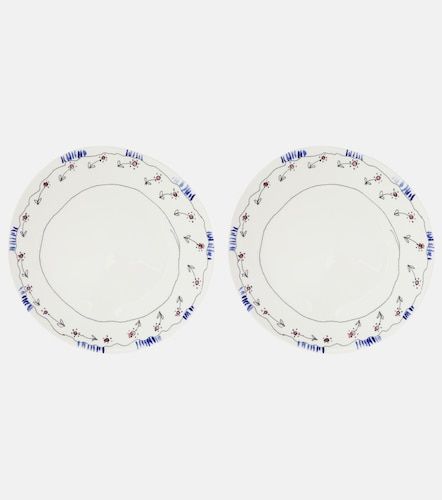 Set di 2 piatti piani Anemone Milk by Marni - Serax - Modalova