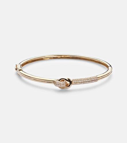 Bracciale in 14kt con diamante - Stone and Strand - Modalova