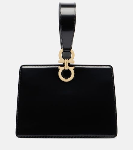 Small patent leather clutch - Ferragamo - Modalova