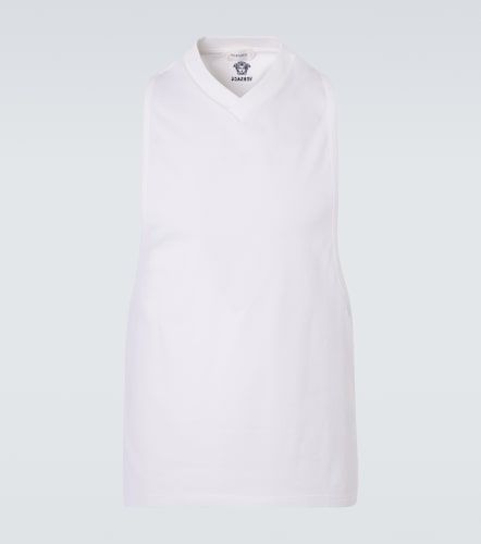 Top in jersey di misto cotone - Versace - Modalova