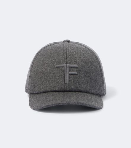 Tom Ford Logo cashmere baseball cap - Tom Ford - Modalova
