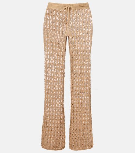 Pantalones anchos de croché de algodón - Anna Kosturova - Modalova