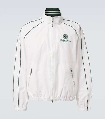 Logo cotton-blend track jacket - Polo Ralph Lauren - Modalova