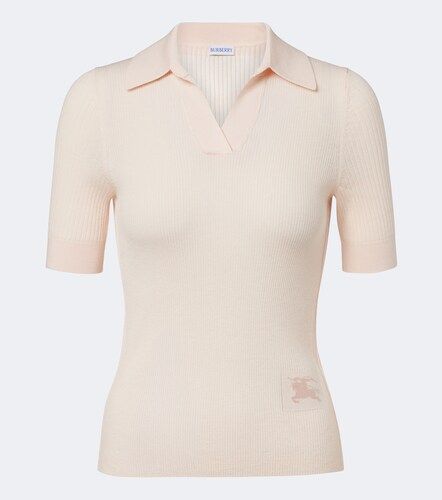 Polohemd EKD aus Rippstrick - Burberry - Modalova