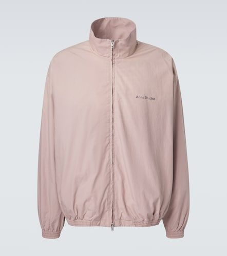 Logo cotton poplin blouson jacket - Acne Studios - Modalova
