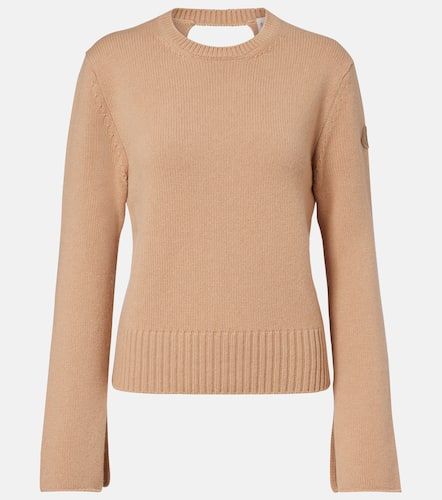 Cutout wool and cashmere sweater - Moncler - Modalova