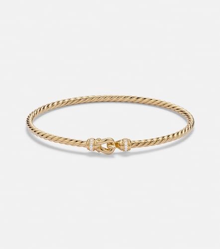 Pulsera Cablespira® Micro de oro de 18 ct con diamantes - David Yurman - Modalova