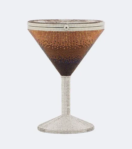 Martini Espresso crystal-embellished clutch - Judith Leiber Couture - Modalova