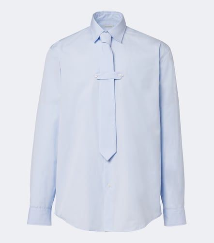 Camisa de popelín de algodón con corbata - Dries Van Noten - Modalova