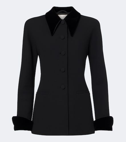 Blazer Jeko aus Schurwolle mit Samt - The Row - Modalova