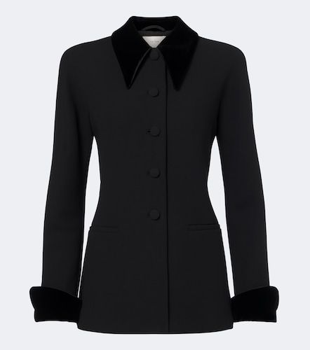 Blazer Jeko aus Schurwolle mit Samt - The Row - Modalova