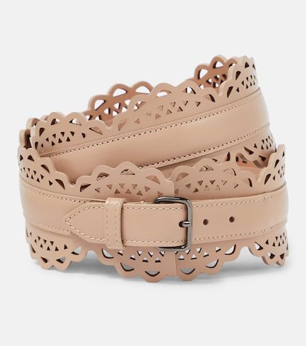Alaia Laser-cut leather corset belt - Alaia - Modalova