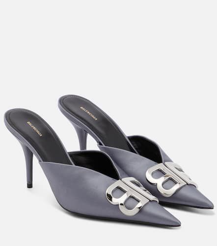 Balenciaga BB satin mules - Balenciaga - Modalova