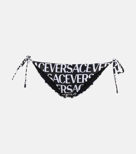 Versace Culotte de bikini à logo - Versace - Modalova