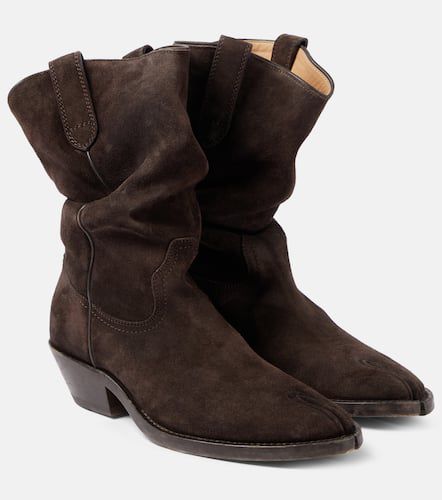 Tabi suede cowboy boots - Maison Margiela - Modalova