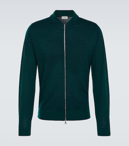 Singular zip-up wool jacket - John Smedley - Modalova