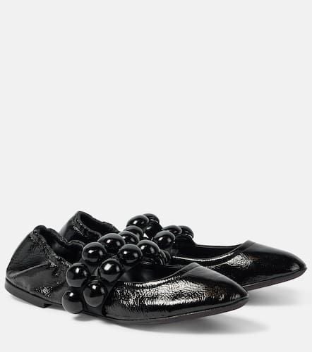 AlaÃ¯a Sphere patent leather Mary Jane flats - Alaia - Modalova