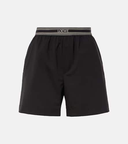 Loewe Logo wool shorts - Loewe - Modalova