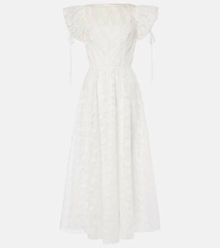 Rodarte Floral silk lace midi dress - Rodarte - Modalova