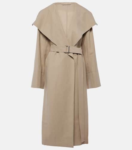 Signature linen-blend trench coat - Toteme - Modalova