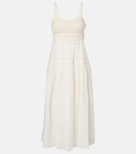 Abito midi Gisela in ramiè - Ulla Johnson - Modalova