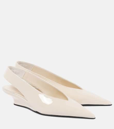 Patent leather slingback wedges - Toteme - Modalova