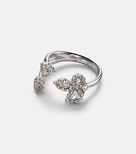 Y-Not 18kt white gold ring with diamonds - Yeprem - Modalova