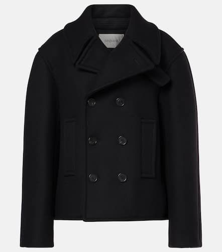 Oversized virgin wool peacoat - Saint Laurent - Modalova