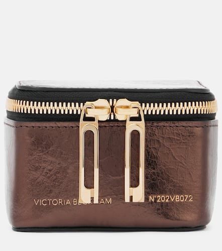 Clutch Micro aus Metallic-Leder - Victoria Beckham - Modalova