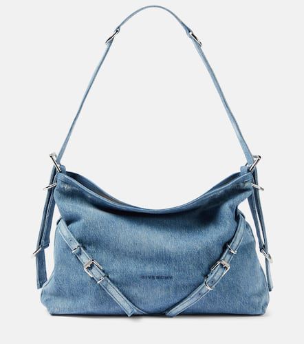 Voyou Medium denim shoulder bag - Givenchy - Modalova