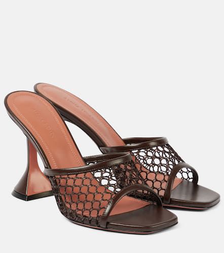 Amina Muaddi Lupita 95 mesh mules - Amina Muaddi - Modalova