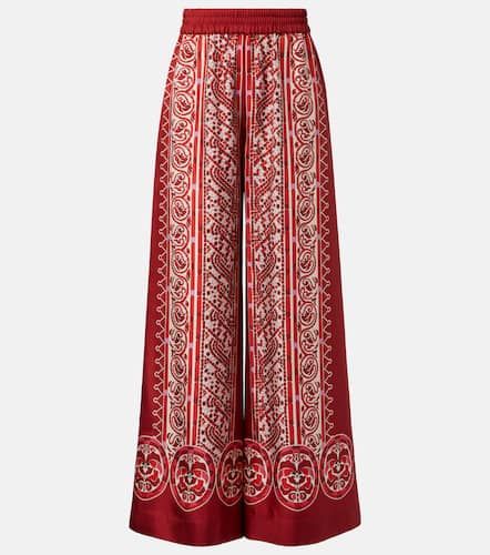 Palazzo-Hose aus Seiden-Twill - La DoubleJ - Modalova