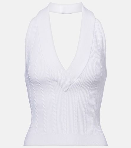Balmain Cable-knit halterneck top - Balmain - Modalova